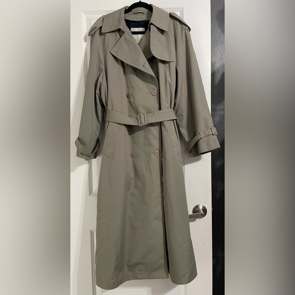 Vintage Neil Martin Women's Trench Coat Size 16R